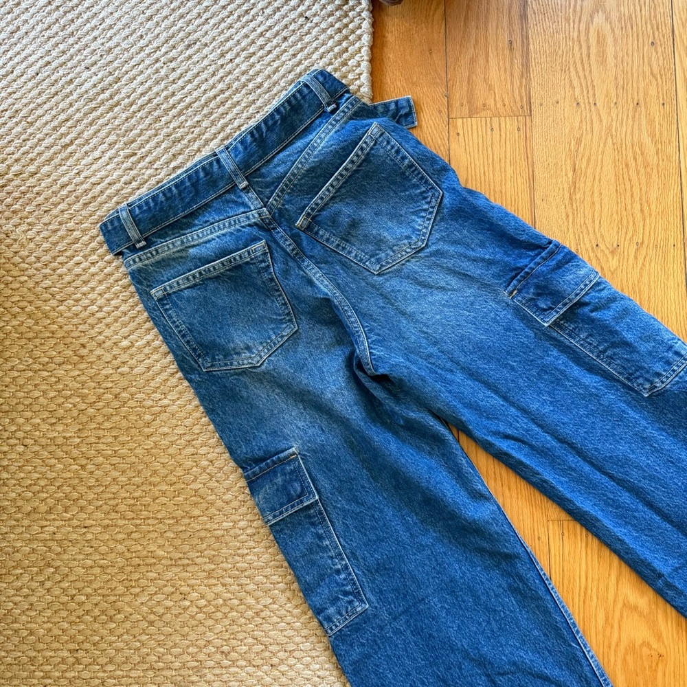 NWOT Reformation Cary Cargo Jeans - Picture 10 of 11